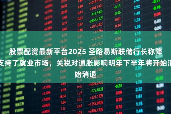 股票配资最新平台2025 圣路易斯联储行长称降息支持了就业市场，关税对通胀影响明年下半年将开始消退
